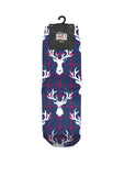 Reindeer Christmas Print Socks
