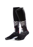 Skull Christmas Print Socks
