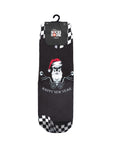 Skull Christmas Print Socks