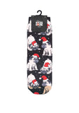 Puppy Christmas Print Socks