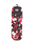 Greetings Christmas Print Socks