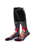 Happy Holidays Christmas Print Socks