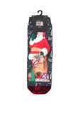 Happy Holidays Christmas Print Socks