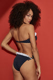 Womens Stapless Frilly Bikini - Ruffled Swimwear 2 Piece Set 1476