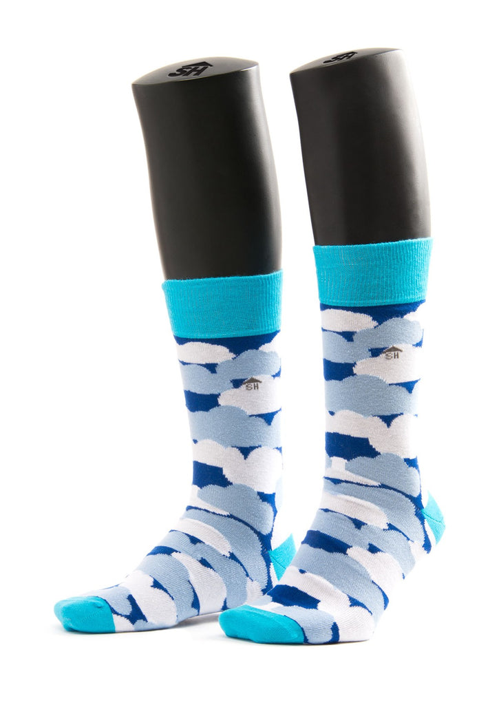 Clouds Design Men Socks