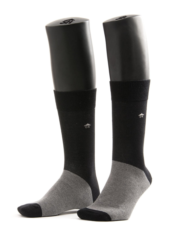 Grey-Black Men Classic Socks
