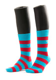 Herrensocken mit dickem Streifen-Design