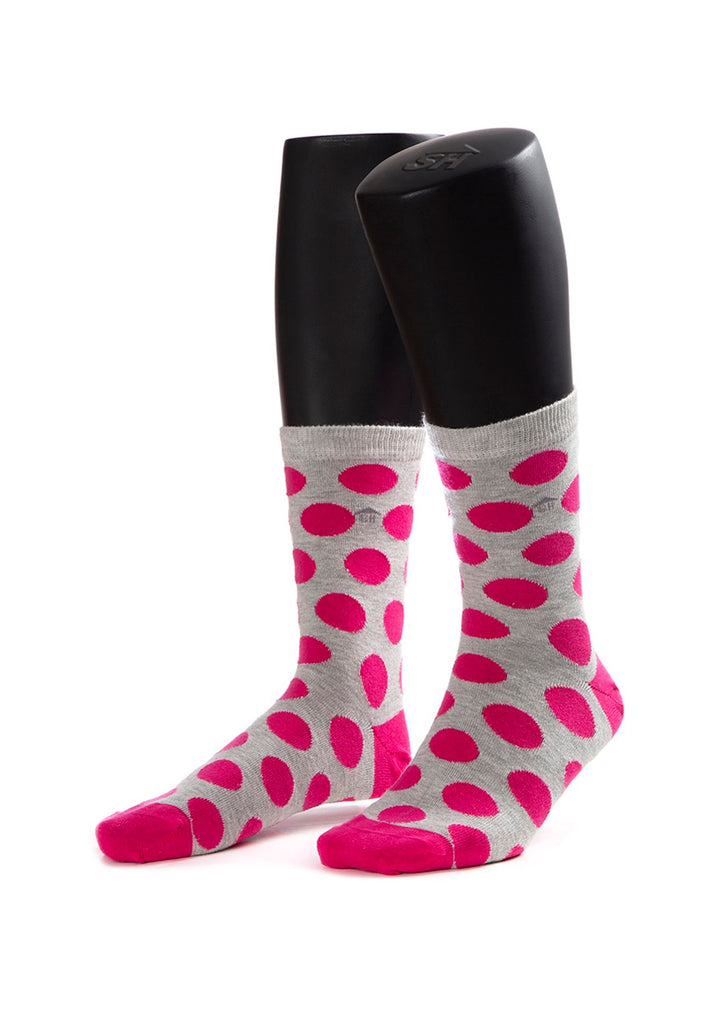 Pink Dots Design Women Socks