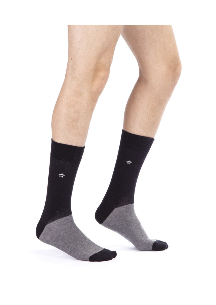 Grey-Black Men Classic Socks