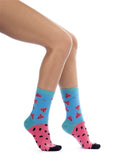 Watermelon Design Women Socks