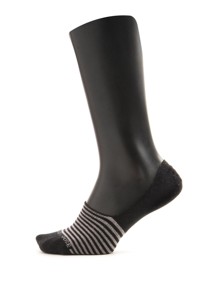Black-Grey Design Men Invisible Socks