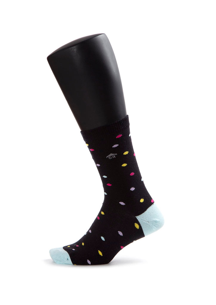 Colored Dots Design Women Socks