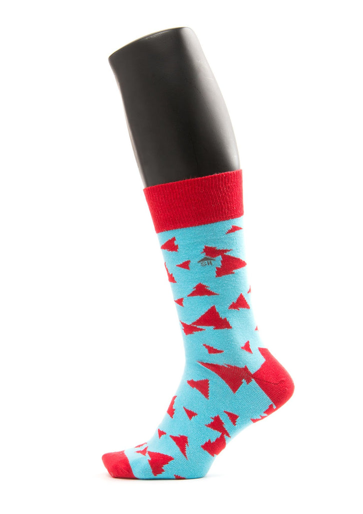 Pine Tree Design Men Socks