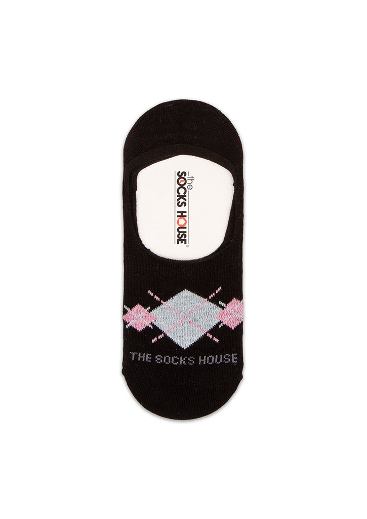 Argyle Design Women Invisible Socks