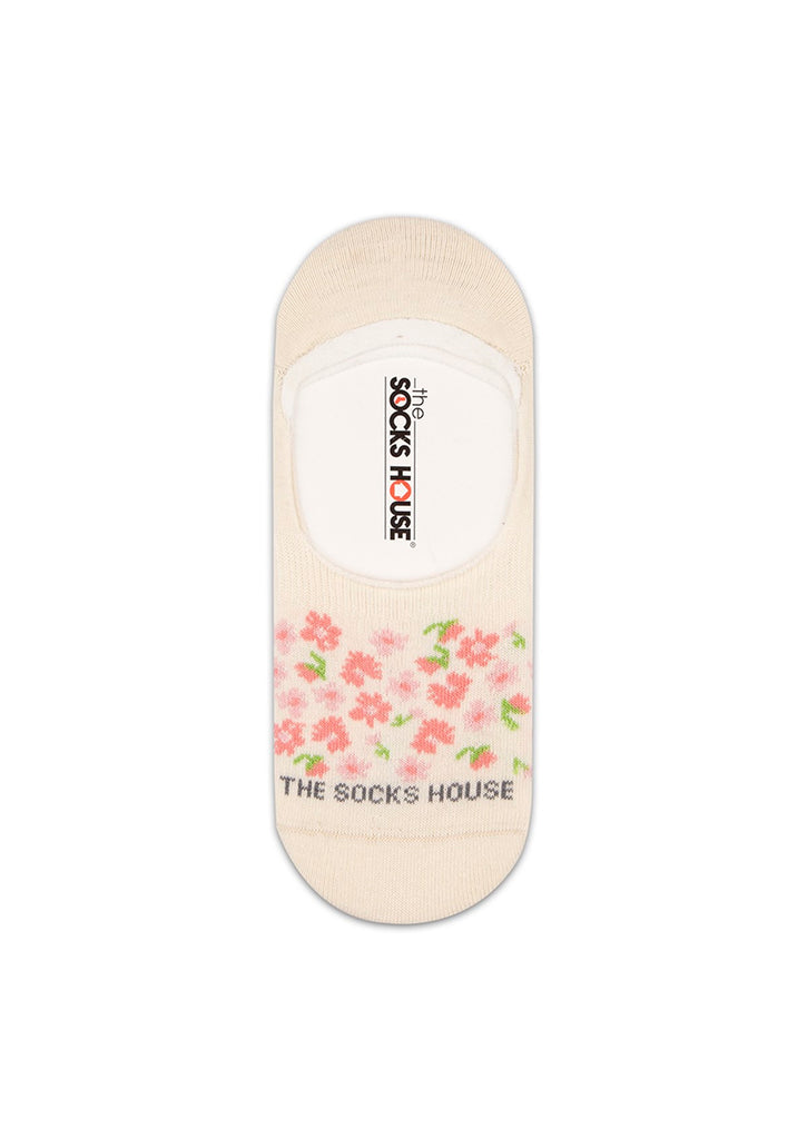 Flowers Design Women Invisible Socks