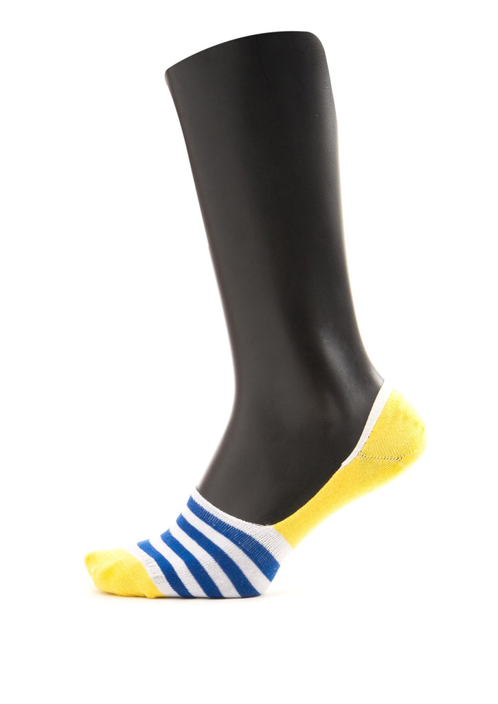 Blue Stripes Design Men Invisible Socks