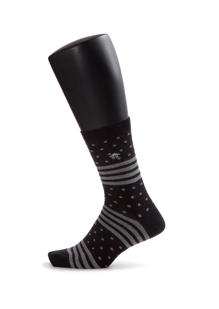 Stripes and Dots Design Women Socks