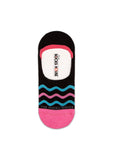 Waves Design Women Invisible Socks