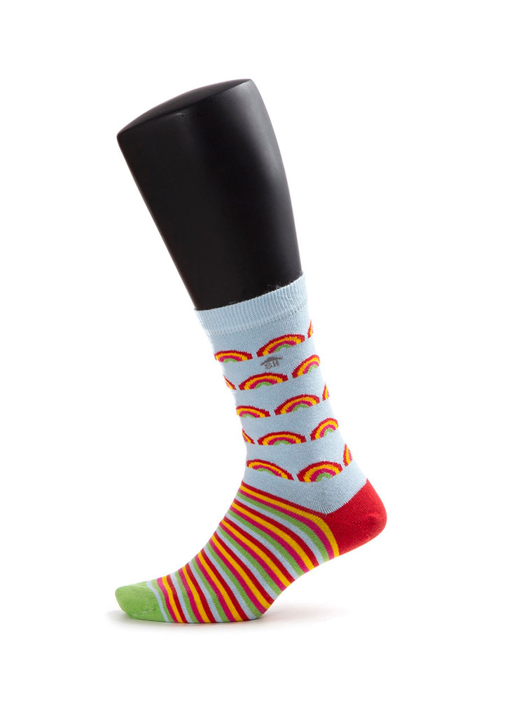 Rainbow Design Women Socks