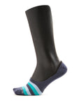 Green Stripes Design Men Invisible Socks