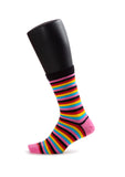 Multi Colored Stripes Design Women Socks