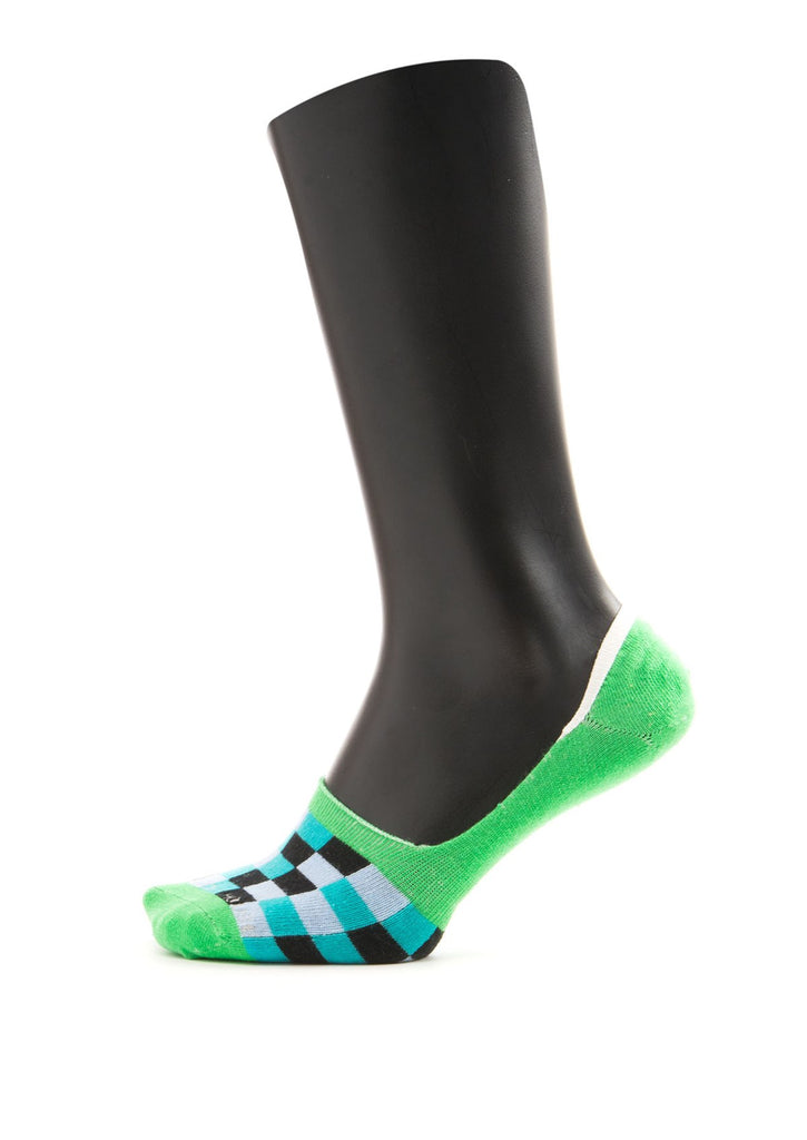Check Design Men Invisible Socks