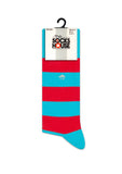 Herrensocken mit dickem Streifen-Design