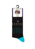 Black Dots Design Men Socks