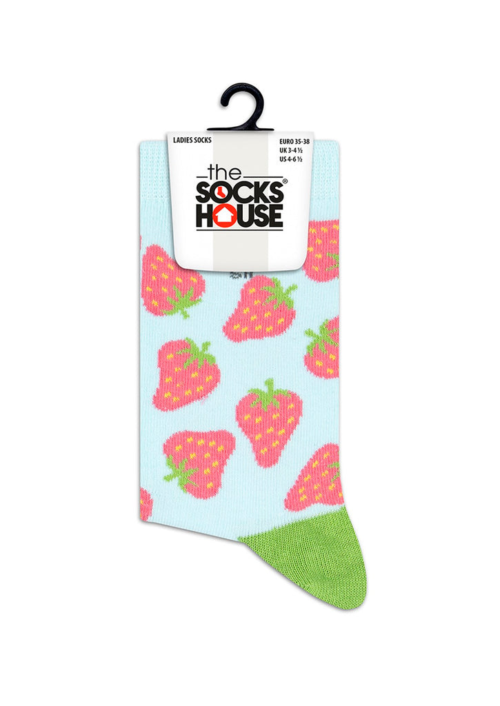 Strawberry Design Women Socks