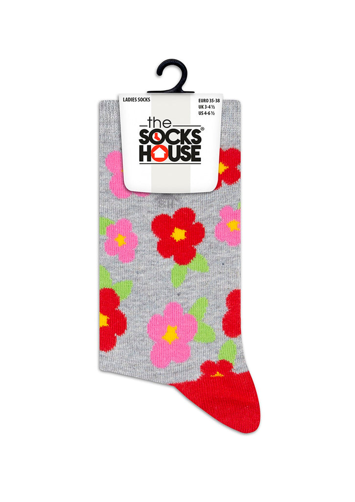 Flowers Design Women Socks