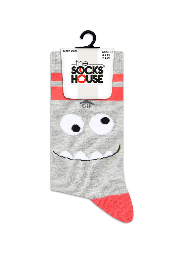 Crazy Face Design Women Socks