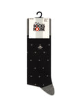Black Dots Design Men Socks