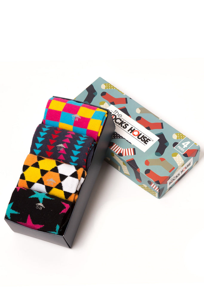 Men Wild Gift Set with 4 Pairs of Socks