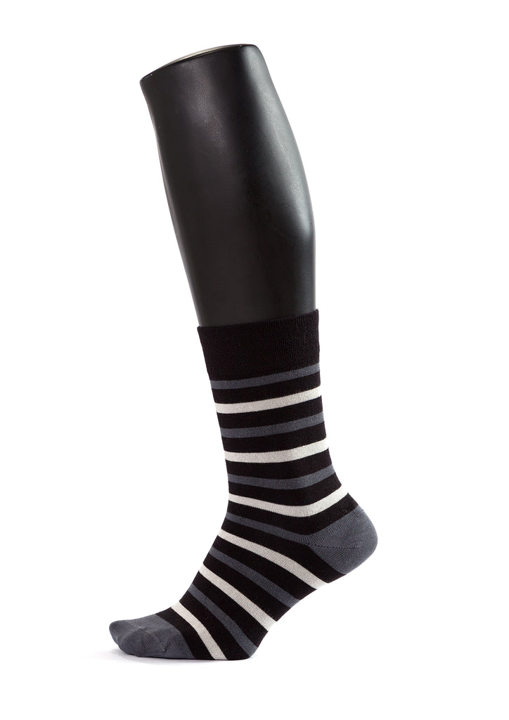 Thin Stripes Design Men Bamboo Socks