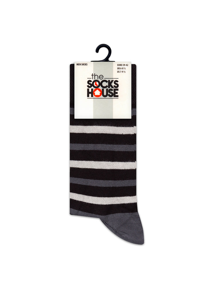 Thin Stripes Design Men Bamboo Socks