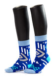 Geometrical Shapes Design Men Bamboo Socks