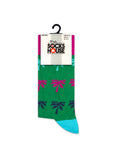 Palm Design Men Bamboo Socks