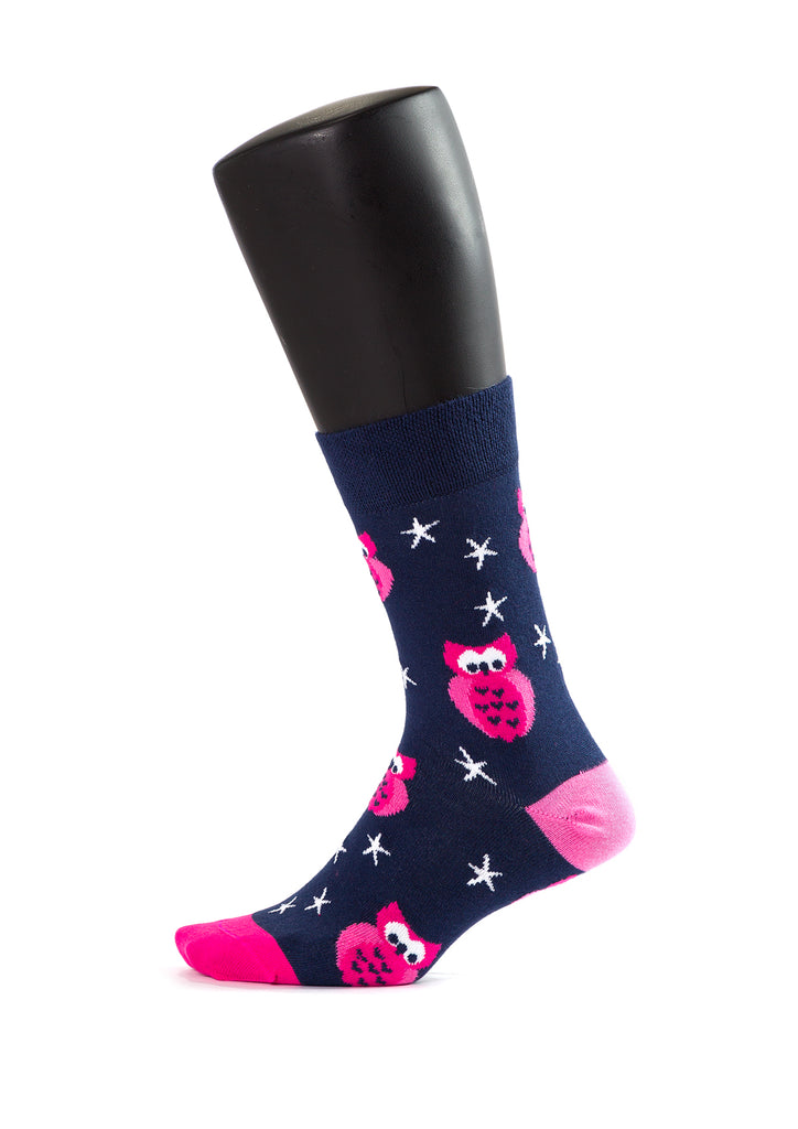 Owl Design Women Bamboo Socks