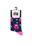 Owl Design Women Bamboo Socks