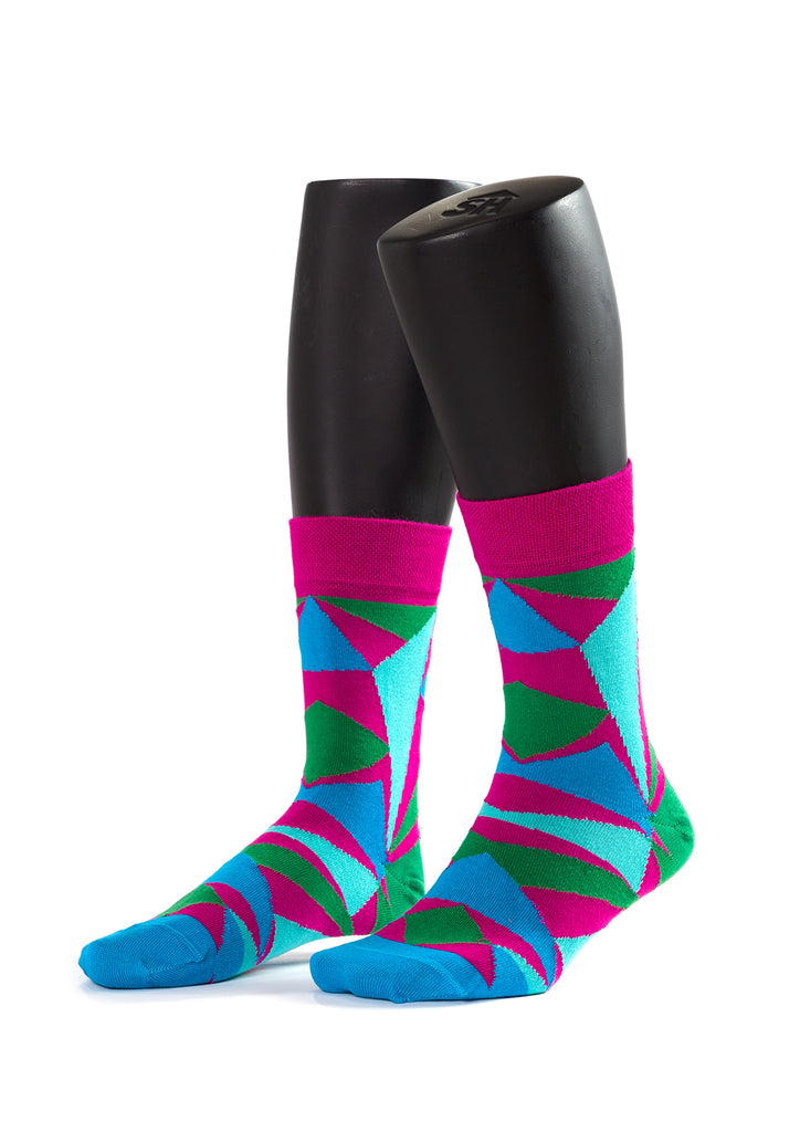 Triangle Design Women Bamboo Socks