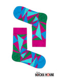 Triangle Design Women Bamboo Socks