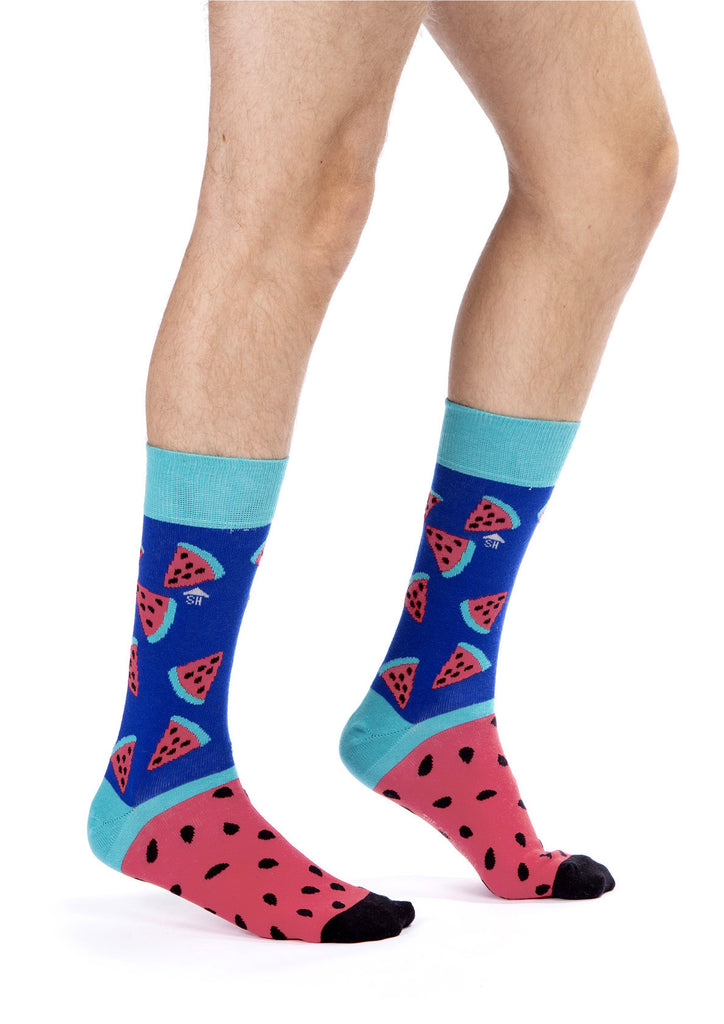 Water Melon Design Men Socks