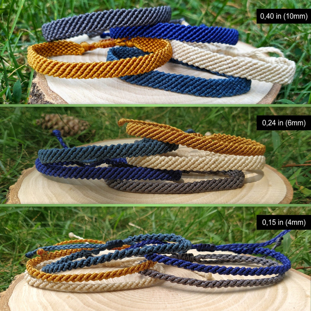 Bohemian Style Adjustable Unisex Braided Bracelets