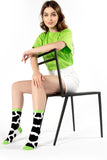 Women Cow Design Gift Set with 4 Pairs Size 5-9