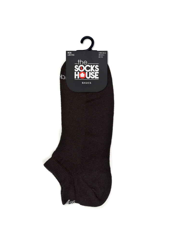 Basic Black Trainer Socks with 3 Pairs