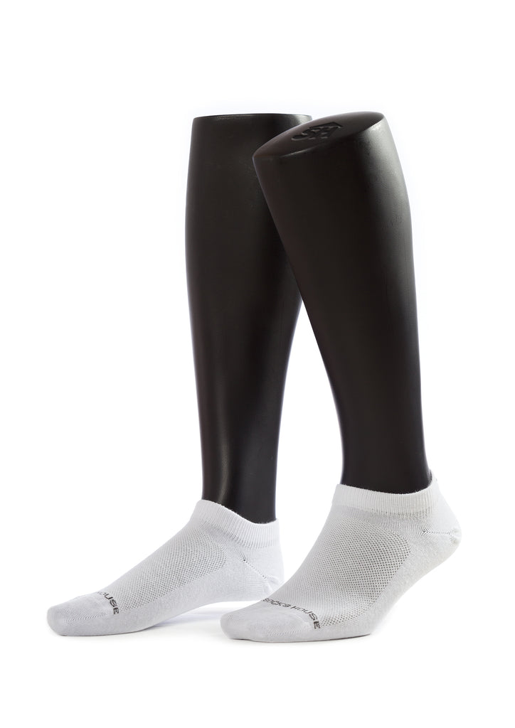 Basic White Trainer Socks with 3 Pairs
