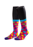 Colorful Cross Dots Design Women Socks