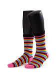 Multi Colored Stripes Design Women Socks