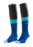 Blue Dots Design Men Socks