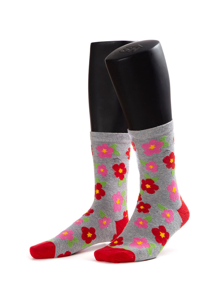 Flowers Design Women Socks